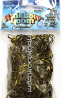 Rainbow Loom® Original-gumičky-600ks-perské-černo/zlaté