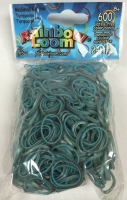 Rainbow Loom® Original-gumičky-600ks-středověké tyrkysové