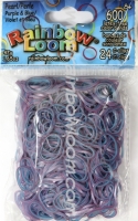 Rainbow Loom® Original-gumičky-600ks-perleťové filalovo/modr