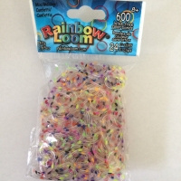 Rainbow Loom® Original-gumičky-600ks-konfety Rainbow Loom® Original-gumičky-600ks-konfety
