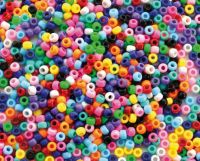 Barevné menší korálky na náramky Rainbow Loom mix barev Barevné menší korálky na náramky Rainbow Loom mix barev