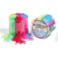 Rainbow Loom® Original- Jumbo Bucket - 8 000 gumiček+150 "C" kli Rainbow Loom® Original- Jumbo Bucket - 8 000 gumiček+150 "C" kli