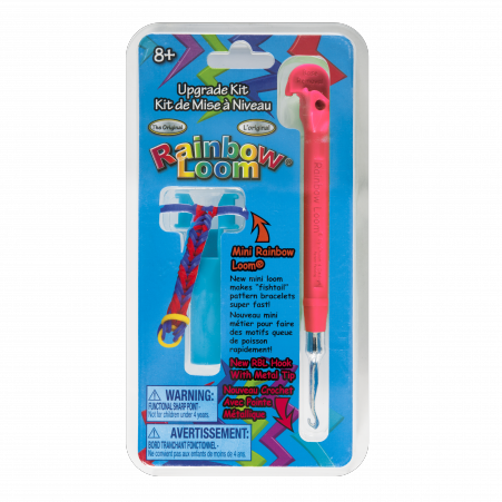 Rainbow Loom® Kovový háček růžový+ mini stav-SKLADEM Rainbow Loom® Kovový háček růžový+ mini stav-SKLADEM