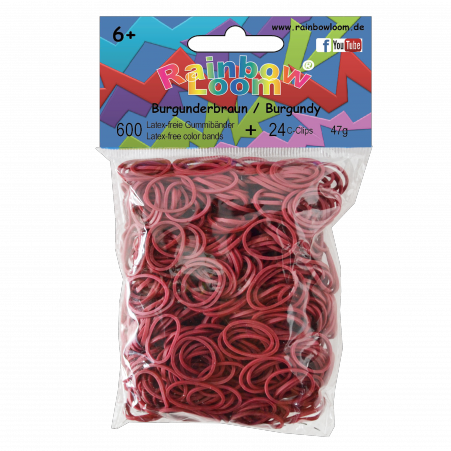 Rainbow Loom® Original-gumičky-600ks-hnědá SKLADEM