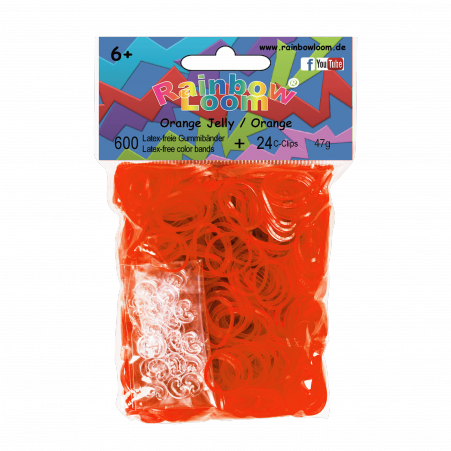 Rainbow Loom® Original-gumičky-600ks-transp. oranžováSKLADEM