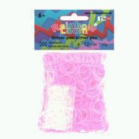 Rainbow Loom® Original-gumičky-300ks-třpytivá růžová-SKLA