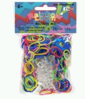 Rainbow Loom® Original-gumičky-600ks-transparetní mixSKLADEM