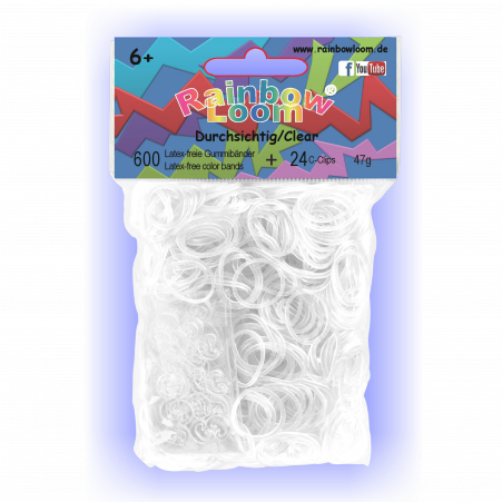 Rainbow Loom® Original-gumičky-600ks-transp.průhlednéSKLADEM Rainbow Loom® Original-gumičky-600ks-transp.průhlednéSKLADEM