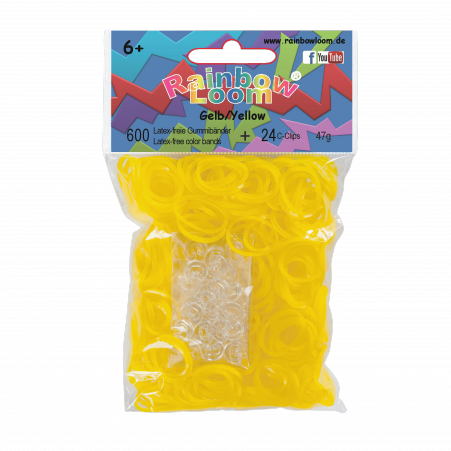 Rainbow Loom® Original-gumičky-600ks- žlutá - SKLADEM