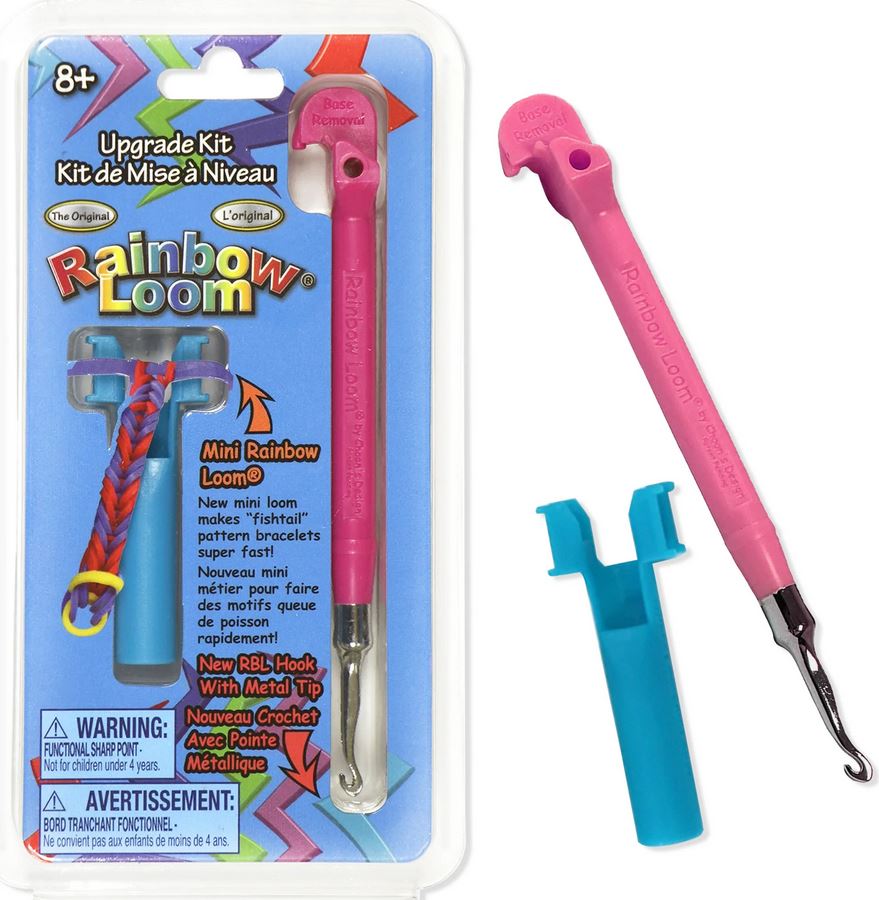 Rainbow Loom® Kovový háček růžový+ mini stav-SKLADEM Rainbow Loom® Kovový háček růžový+ mini stav-SKLADEM