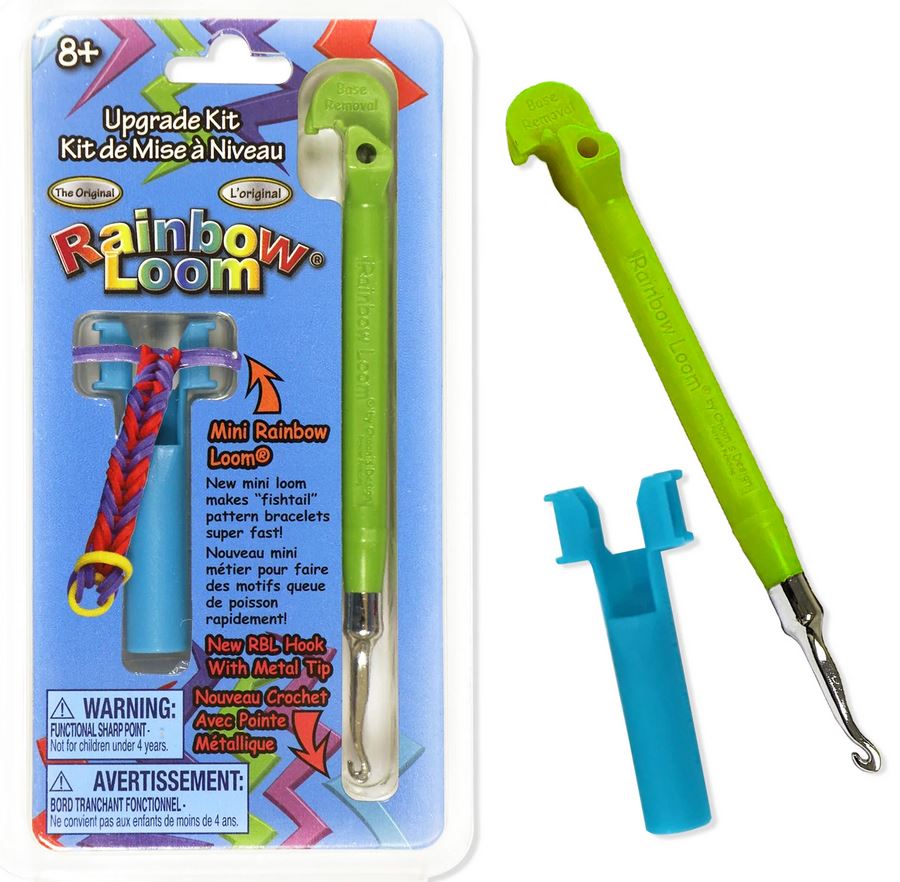Rainbow Loom® Kovový háček zelený + mini stav-SKLADEM - Kliknutím na obrázek zavřete