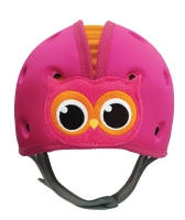 SafeheadBABY® - ochranná helma - růžová sova - SKLADEM SafeheadBABY® - ochranná helma - růžová sova - SKLADEM