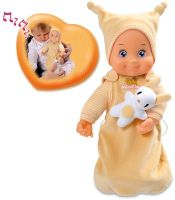 MINIKISS panenka 27 cm se zvukem do postýlky -