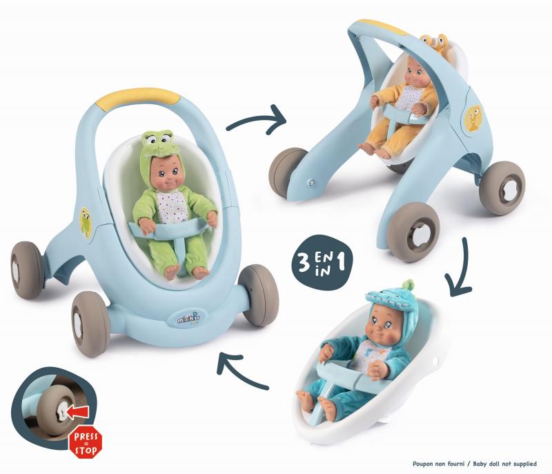 Minikiss Baby Walker 3v1 krokodýl Minikiss Baby Walker 3v1 krokodýl