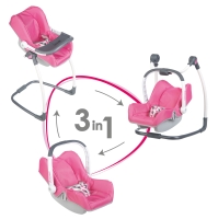 3v1 Autosedačka a židlička Maxi Cosi pro panenky-SKLADEM 3v1 Autosedačka a židlička Maxi Cosi pro panenky-SKLADEM