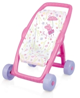 Dětský kočárek pro panenku Peppa Pig Smoby bugina (49 cm ruk Dětský kočárek pro panenku Peppa Pig Smoby bugina (49 cm ruk