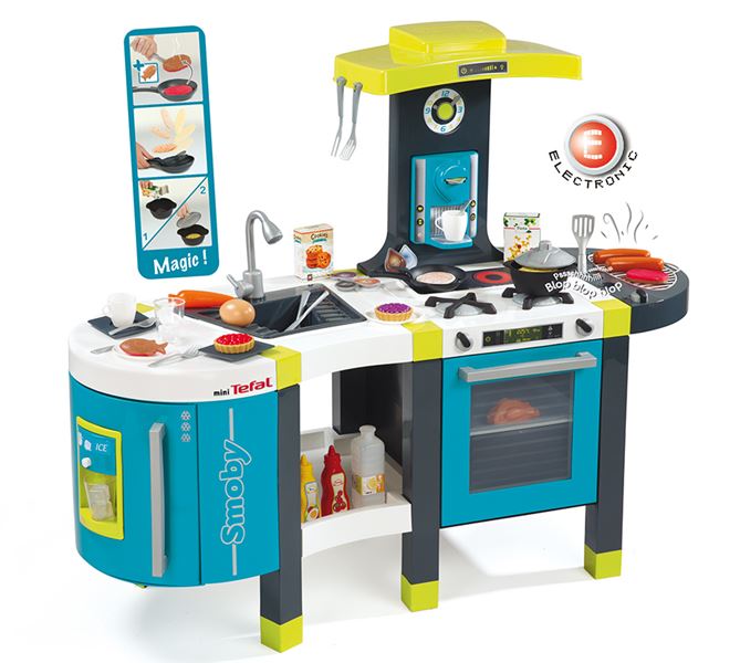 Kuchyňka French Touch modro-zelená elektronická Kuchyňka French Touch modro-zelená elektronická