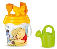 Pískový set Medvídek Pú-kyblík,lopatka,hrabičky,konev Pískový set Medvídek Pú-kyblík,lopatka,hrabičky,konev