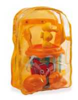 Pískový set Nemo - kyblík, lopatka, hrabičky,mořský koník Pískový set Nemo - kyblík, lopatka, hrabičky,mořský koník