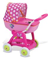 Kočárek pro panenky hluboký Minnie Chuli pop car