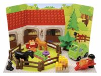 Abrick adventní kalendář - koňská stáj 24 ks Abrick adventní kalendář - koňská stáj 24 ks