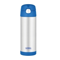 Thermos Dětská termoska s brčkem - modrá 470ml-SKLADEM Thermos Dětská termoska s brčkem - modrá 470ml-SKLADEM