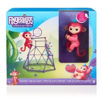 Original WowWee®-Fingerlings® Set 1 opička+hřiště II jakost SKLA