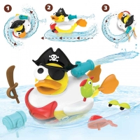 Yookidoo Kreativní plavací kachna - Pirát - SKLADEM Yookidoo Kreativní plavací kachna - Pirát - SKLADEM