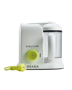 Beaba Parní vařič + mixér BABYCOOK SOLO neonový