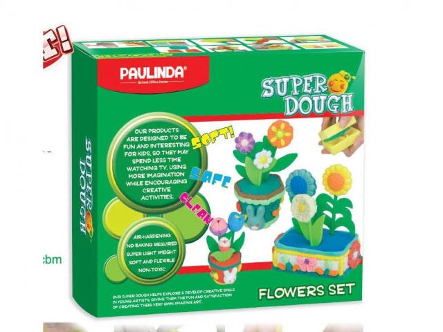 Super Dough modelína - výroba květin - Kliknutím na obrázek zavřete