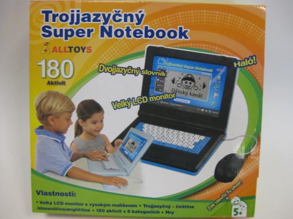 Trojjazyčný super notebook + DÁREK - Kliknutím na obrázek zavřete