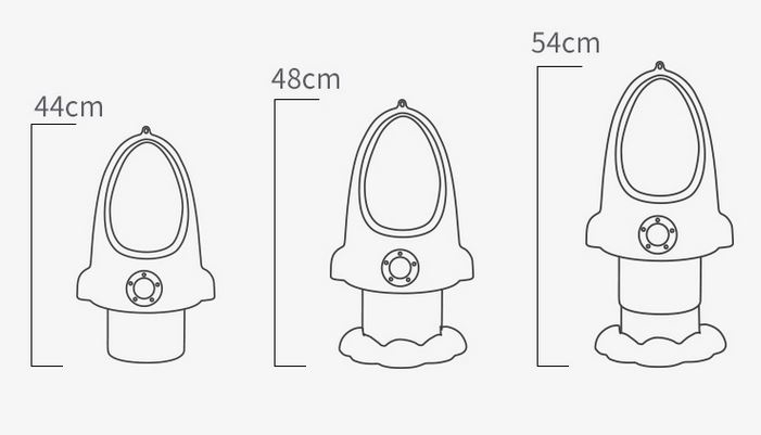 Dětský pisoár Raketa Baby Yuga-originál-tm. modrý SKLADEM - Kliknutím na obrázek zavřete