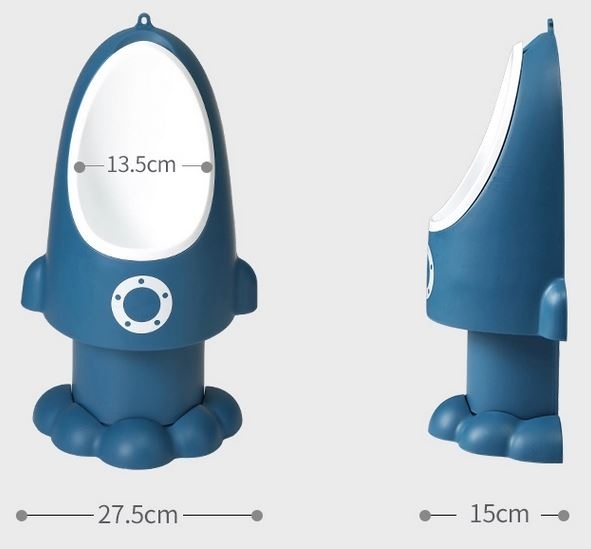 Dětský pisoár Raketa Baby Yuga-originál-tm. modrý SKLADEM - Kliknutím na obrázek zavřete