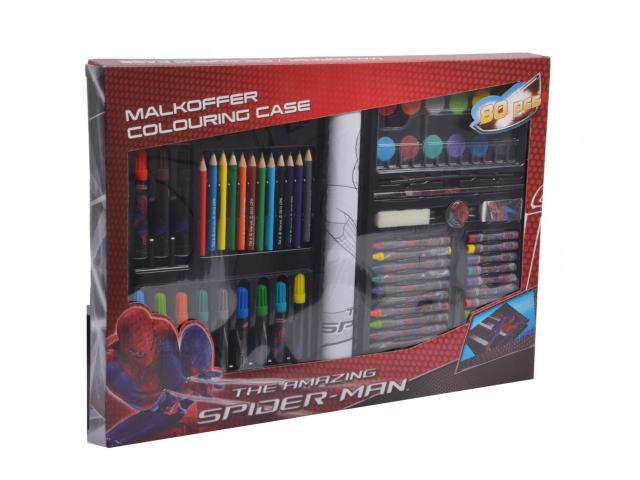 Velký malířský kufřík Spiderman - Kliknutím na obrázek zavřete