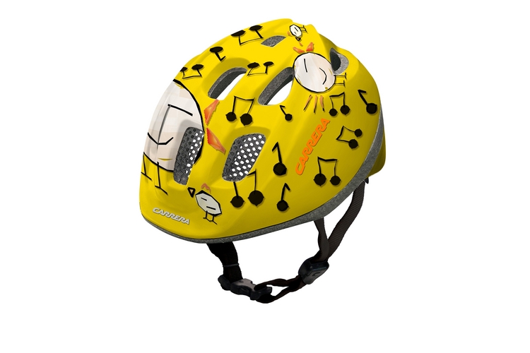 Cyklistická přilba CARRERA PEPE yellow chick - - Kliknutím na obrázek zavřete