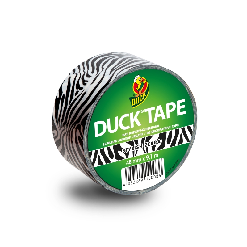 Páska Duck Tape® Stylish Zebra - SKLADEM - Kliknutím na obrázek zavřete