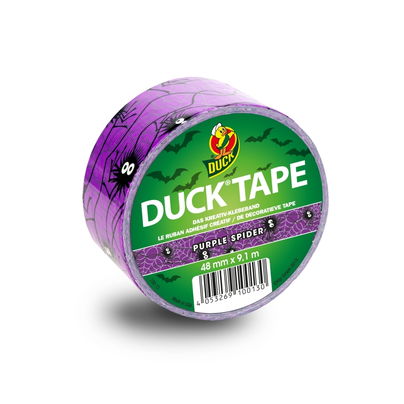 Páska Duck Tape® Purple Spider - SKLADEM - Kliknutím na obrázek zavřete