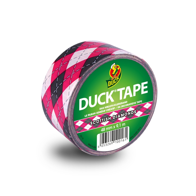 Páska Duck Tape® Scottish Diamonds - SKLADEM - Kliknutím na obrázek zavřete
