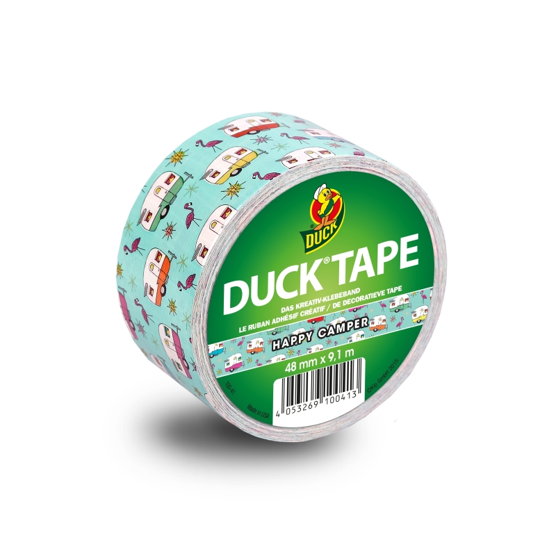 Páska Duck® Tape Happy Camper - SKLADEM - Kliknutím na obrázek zavřete