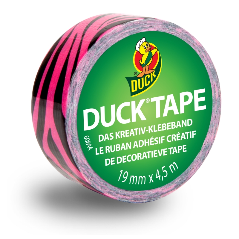 Páska Duck Tape® Duckling Pink Zebra - SKLADEM - Kliknutím na obrázek zavřete