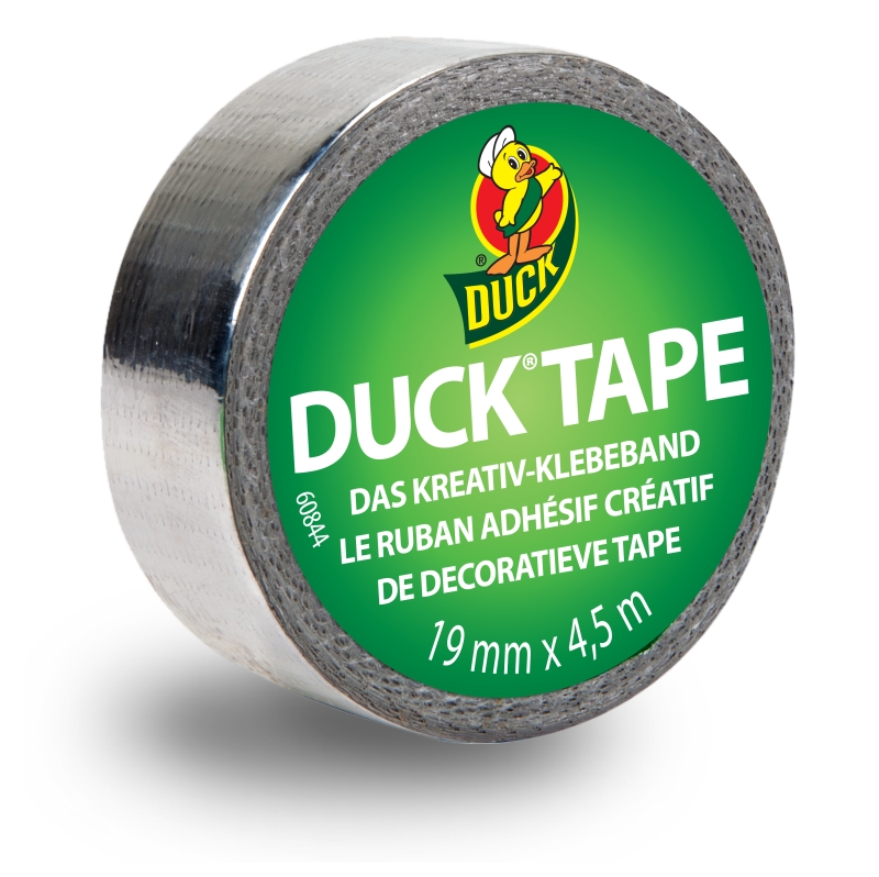 Páska Duck Tape® Duckling Metallic Silver - SKLADEM - Kliknutím na obrázek zavřete