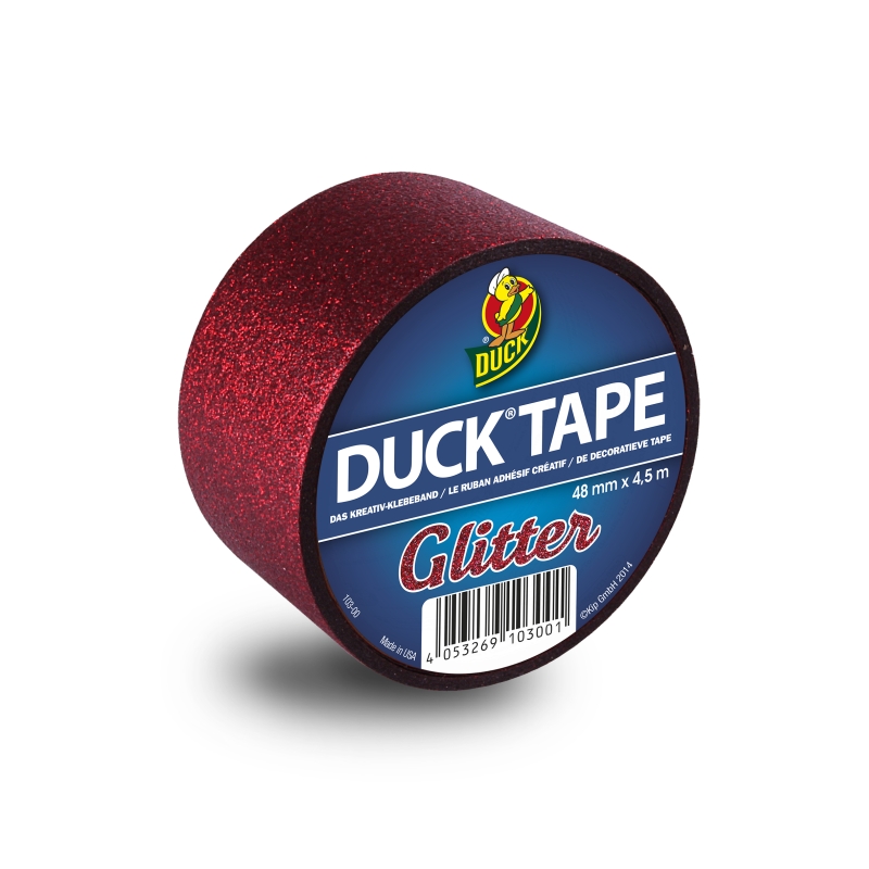 Páska Duck Tape® Glitter Red - SKLADEM - Kliknutím na obrázek zavřete