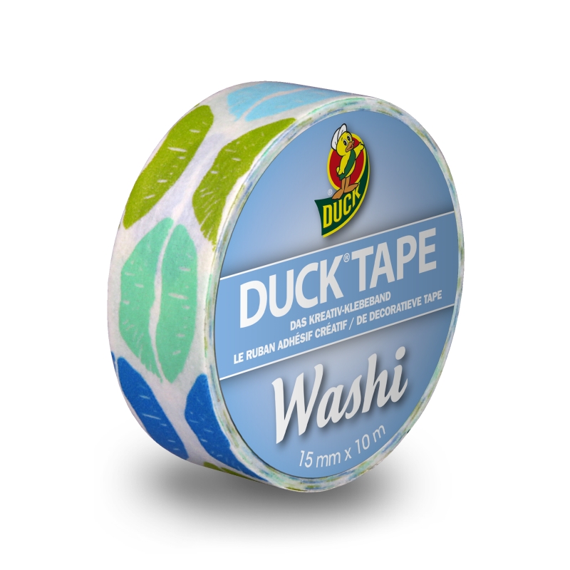 Washi páska Duck Tape® Aqua Kiss - SKLADEM - Kliknutím na obrázek zavřete