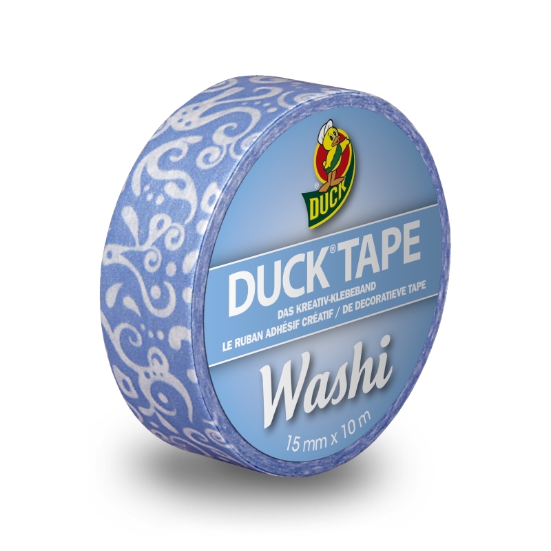 Washi páska Duck Tape® Blue Cirrus - SKLADEM - Kliknutím na obrázek zavřete
