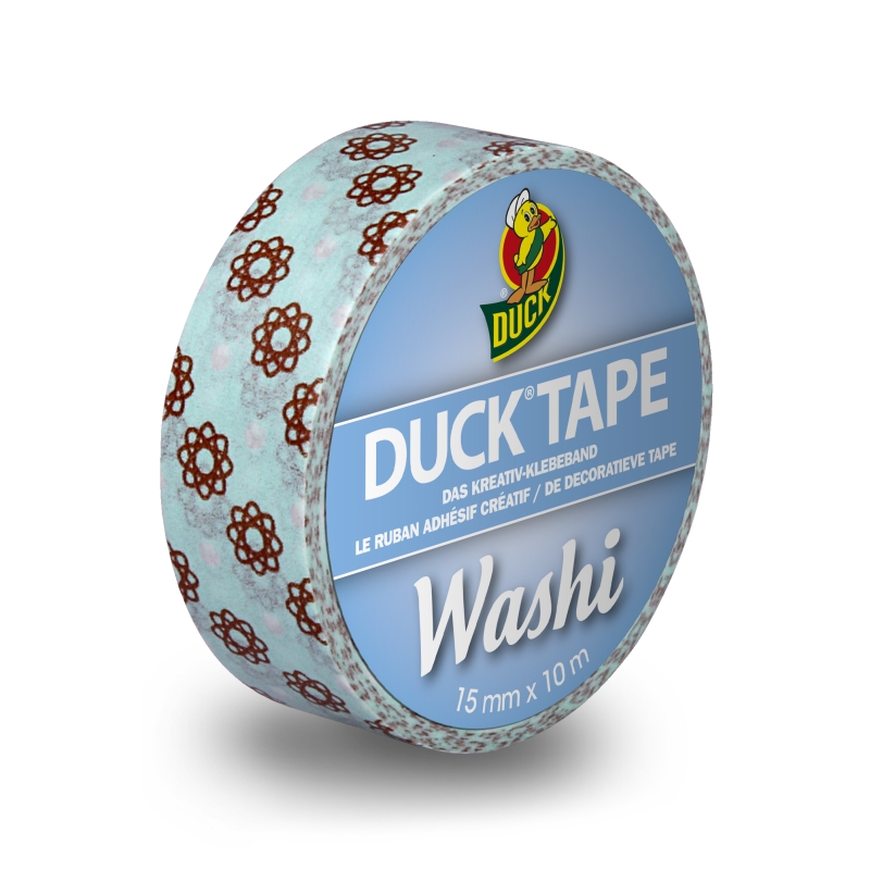 Washi páska Duck Tape® Retro Flower - SKLADEM - Kliknutím na obrázek zavřete