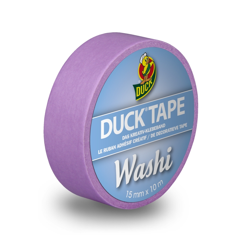 Washi páska Duck Tape® Bright Purple - SKLADEM - Kliknutím na obrázek zavřete
