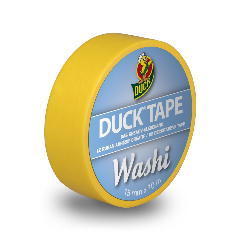 Washi páska Duck Tape® Bright Yellow - SKLADEM - Kliknutím na obrázek zavřete