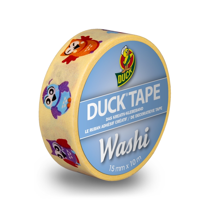 Washi páska Duck Tape® Cute Owls - SKLADEM - Kliknutím na obrázek zavřete