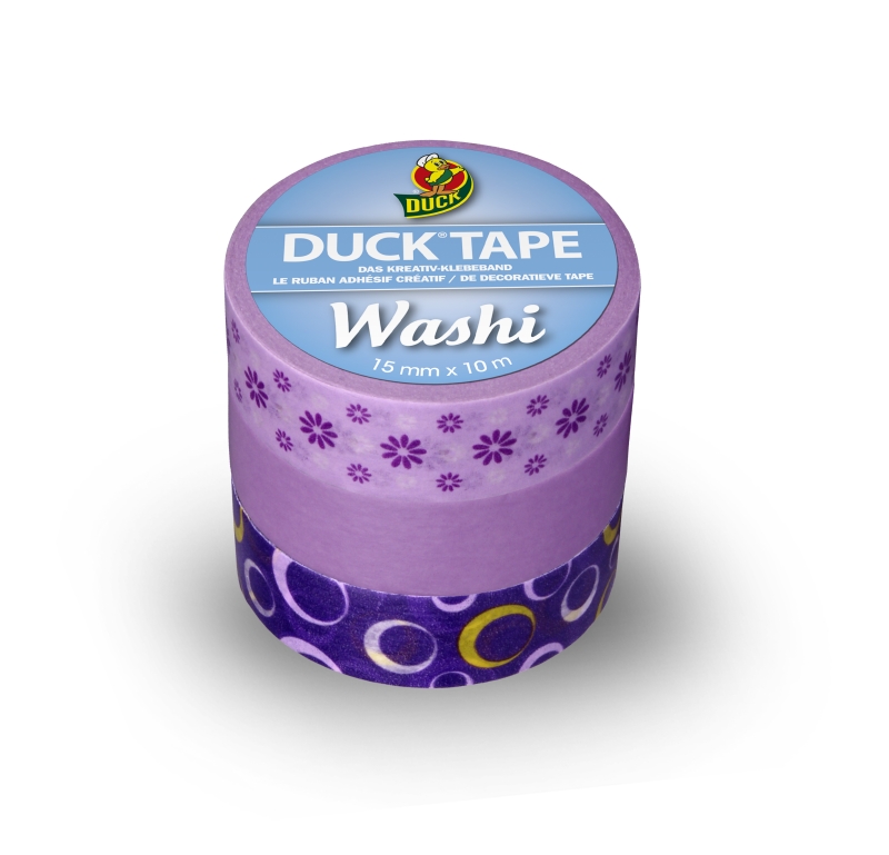 Washi páska Duck Tape® Purple Set - 3 ks v sadě - SKLADEM - Kliknutím na obrázek zavřete