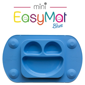 EasyMat®mini - silikonový krmící talíř - modrý - Kliknutím na obrázek zavřete